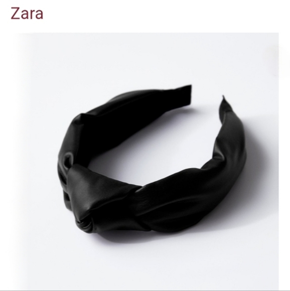 Zara Accessories Zara Knotted Vegan Leather Headband Nwot Poshmark